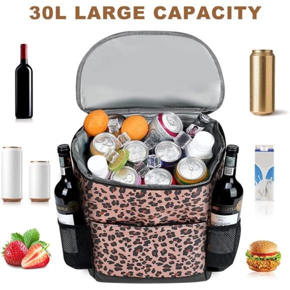 Backpack Cooler 35 Cans, Small Backpack Coolers Insulated Leak Proof for  Women